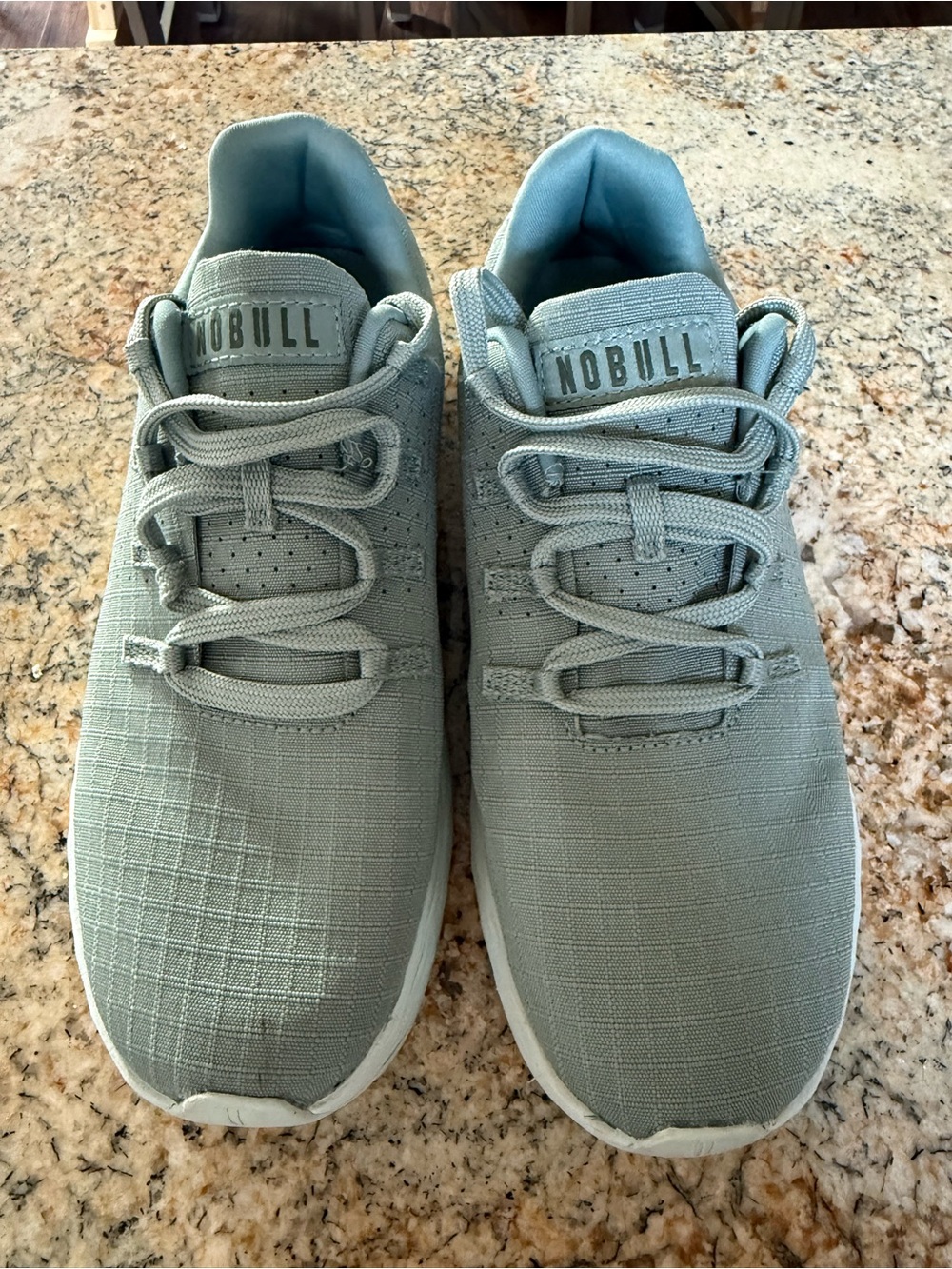 NOBULL Allday Ripstop Shoes - Gray/Sage - Size 6 Women
